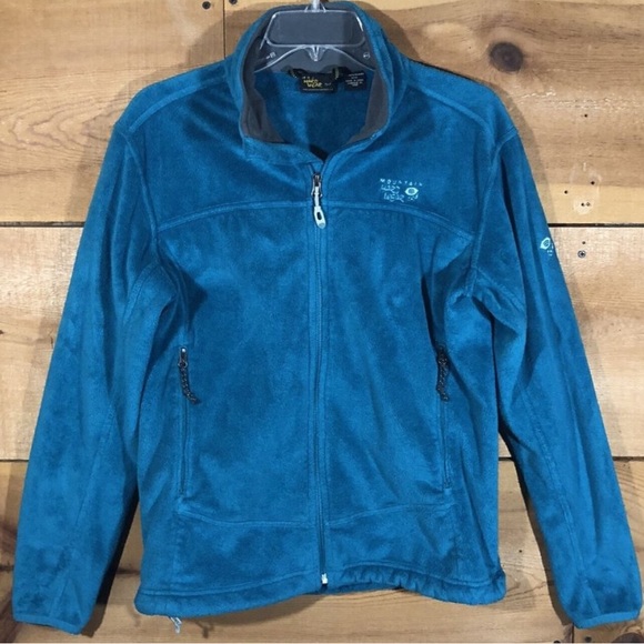 Mountain Hardwear Jackets & Blazers - Mountain Hardwear Full Zip Fleece Jacket (With Pockets) Teal Color Womens Size M